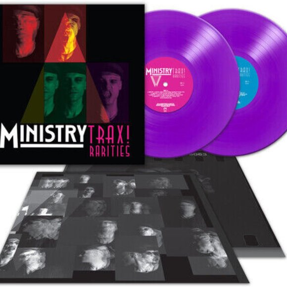 Ministry Trax! Rarities 2-LP ~ Ltd Ed Colored Vinyl (Purple) ~ New/Sealed! - Picture 1 of 5